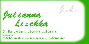 julianna lischka business card